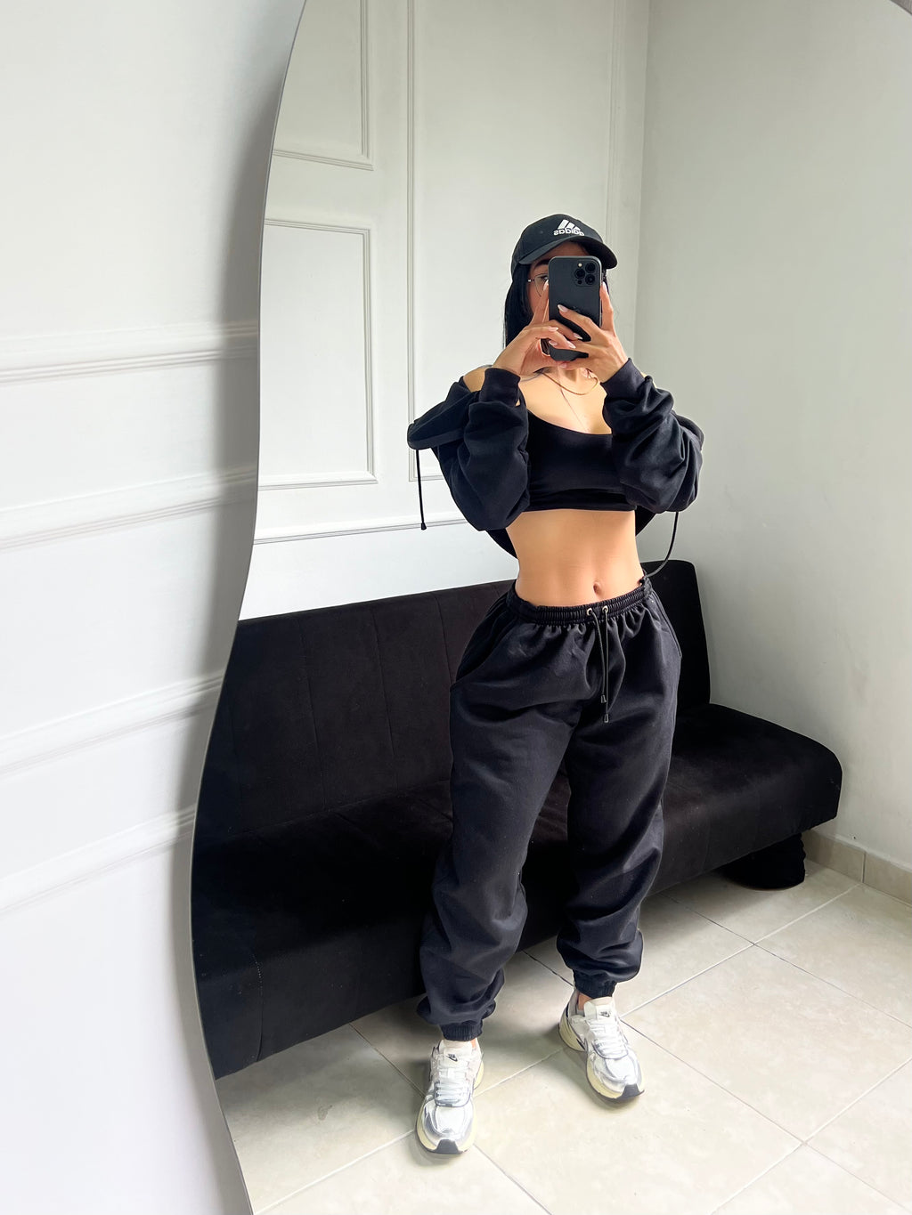 Set jogger y buzo con cierre