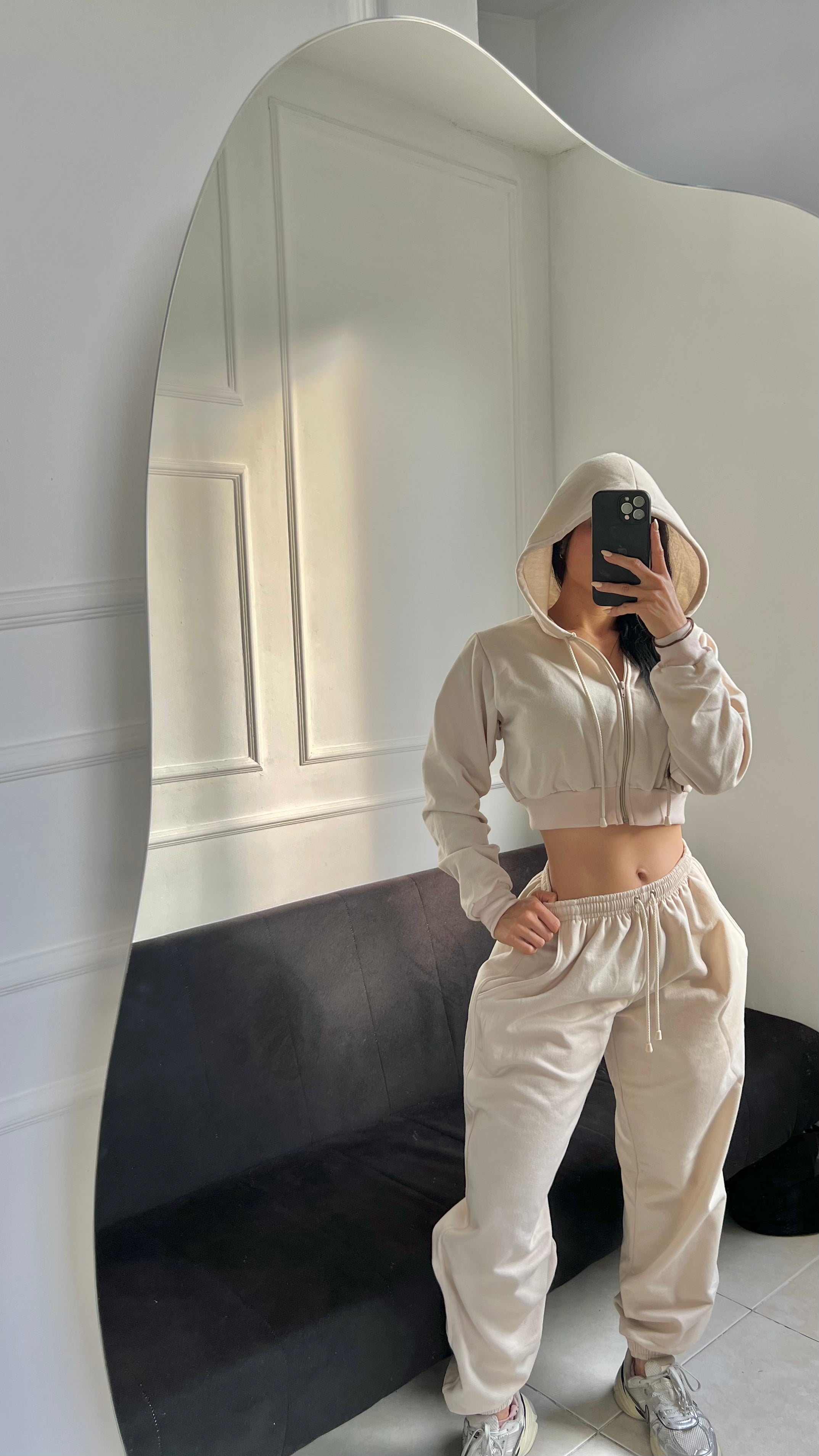 Set jogger y buzo con cierre