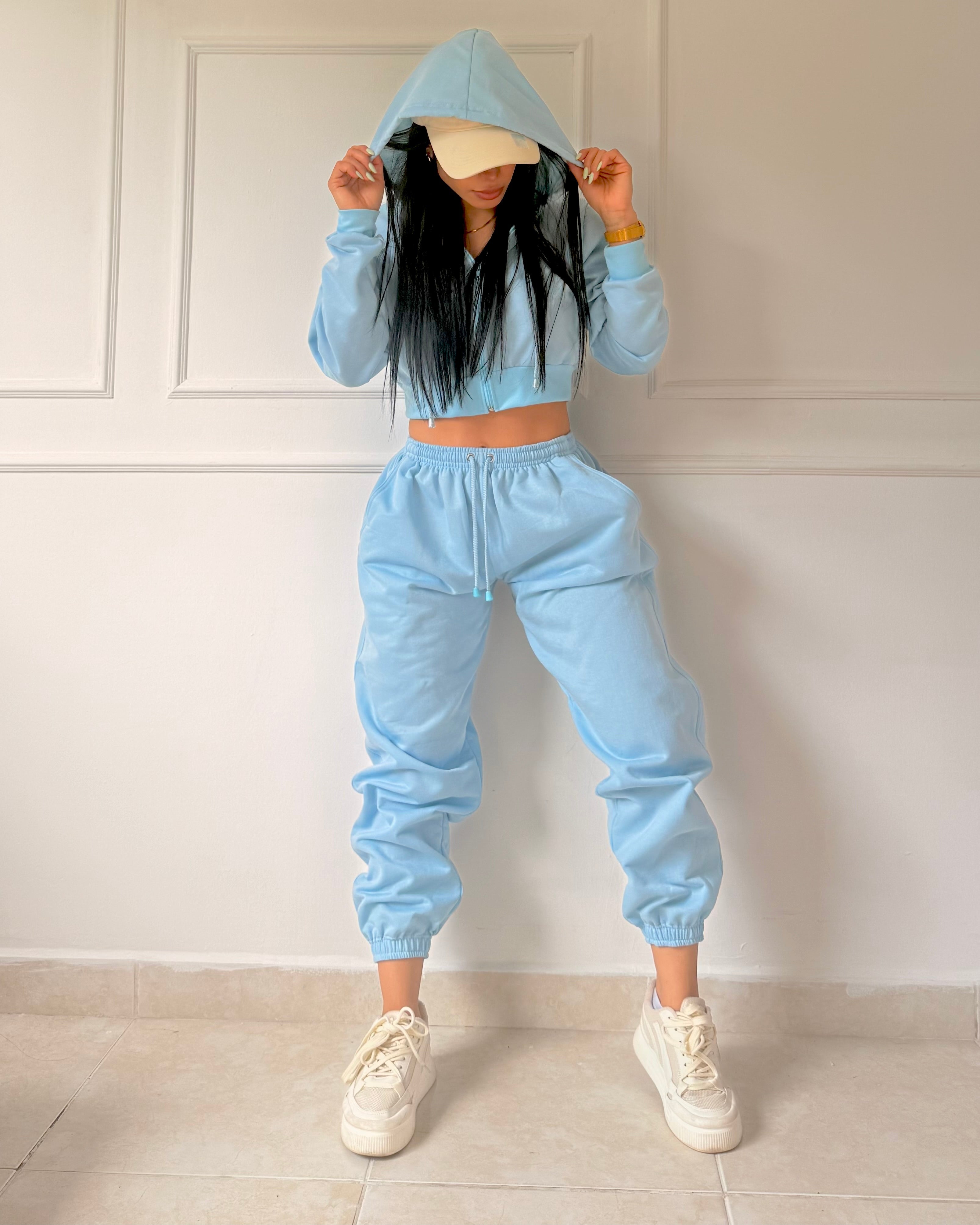 Set jogger y buzo con cierre