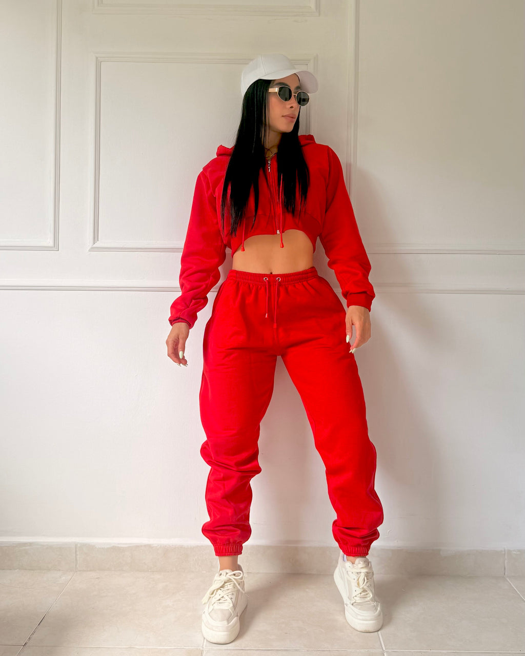 Set jogger y buzo con cierre
