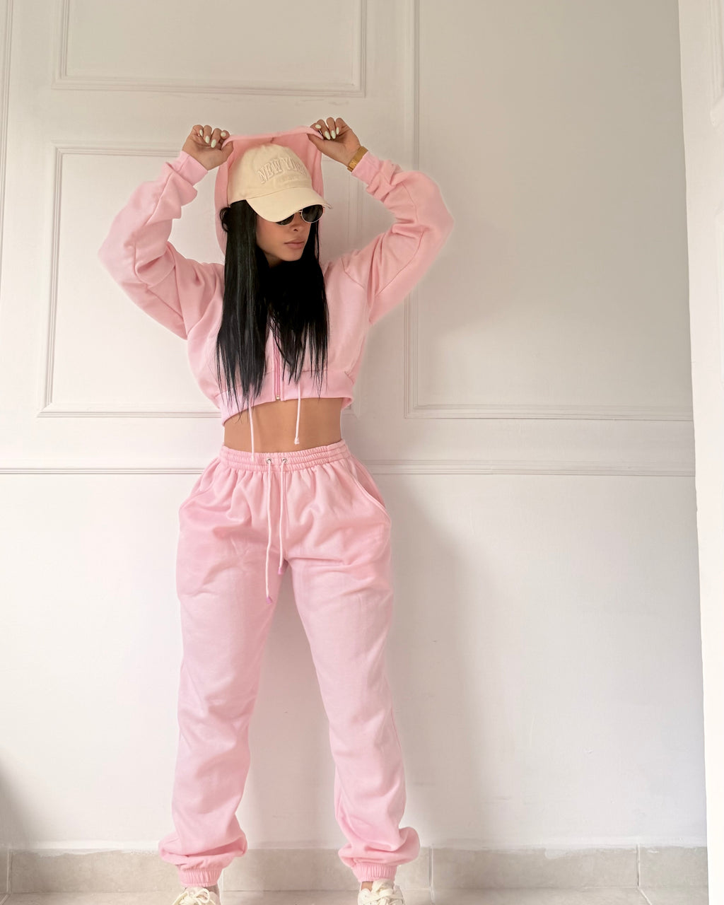 Set jogger y buzo con cierre